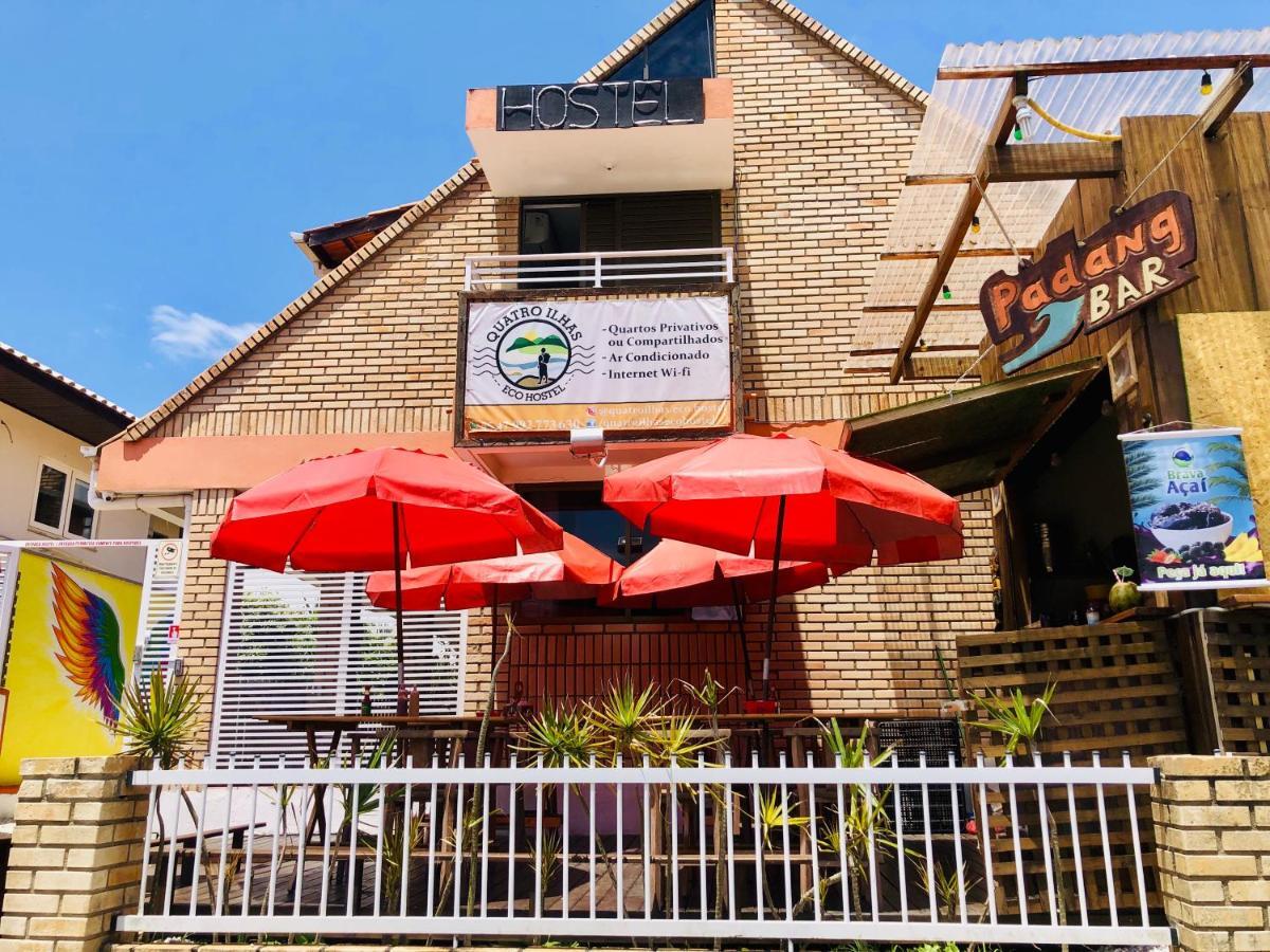 בומבינאס Quatro Ilhas Beach Hostel מראה חיצוני תמונה